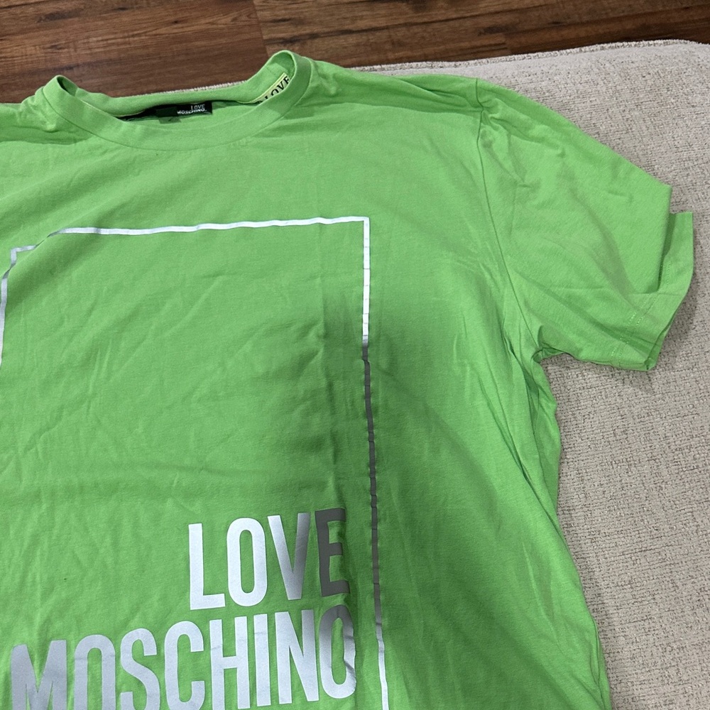 Love Moschino Green Short Sleeve Tee